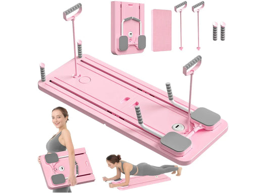Adjustable Pilates Board, & Ab Push-up Workout Board- Yoga