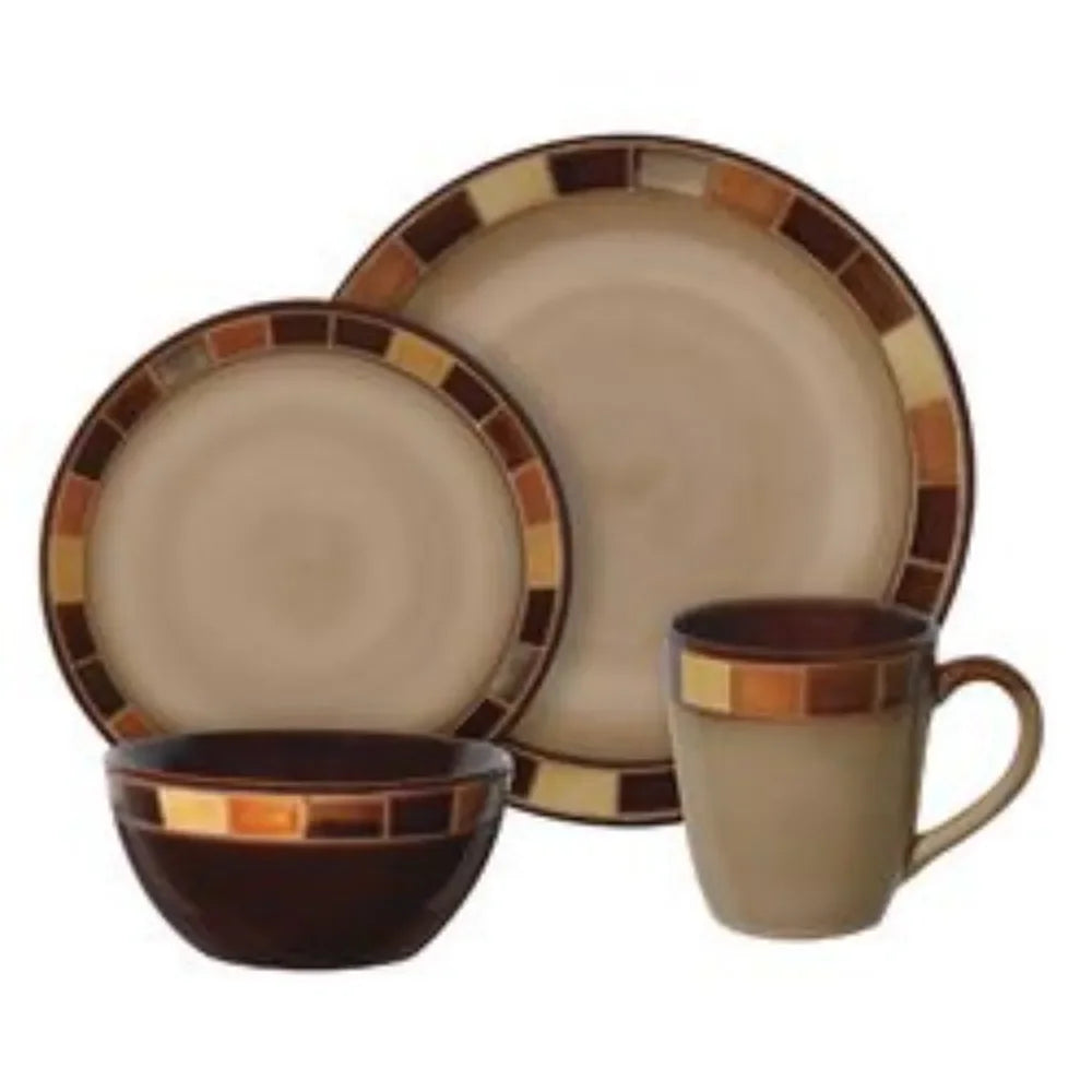 Elegant 16-Piece Glass Dinnerware Set