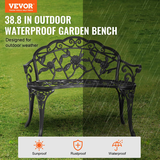 Outdoor Wooden Park Bench