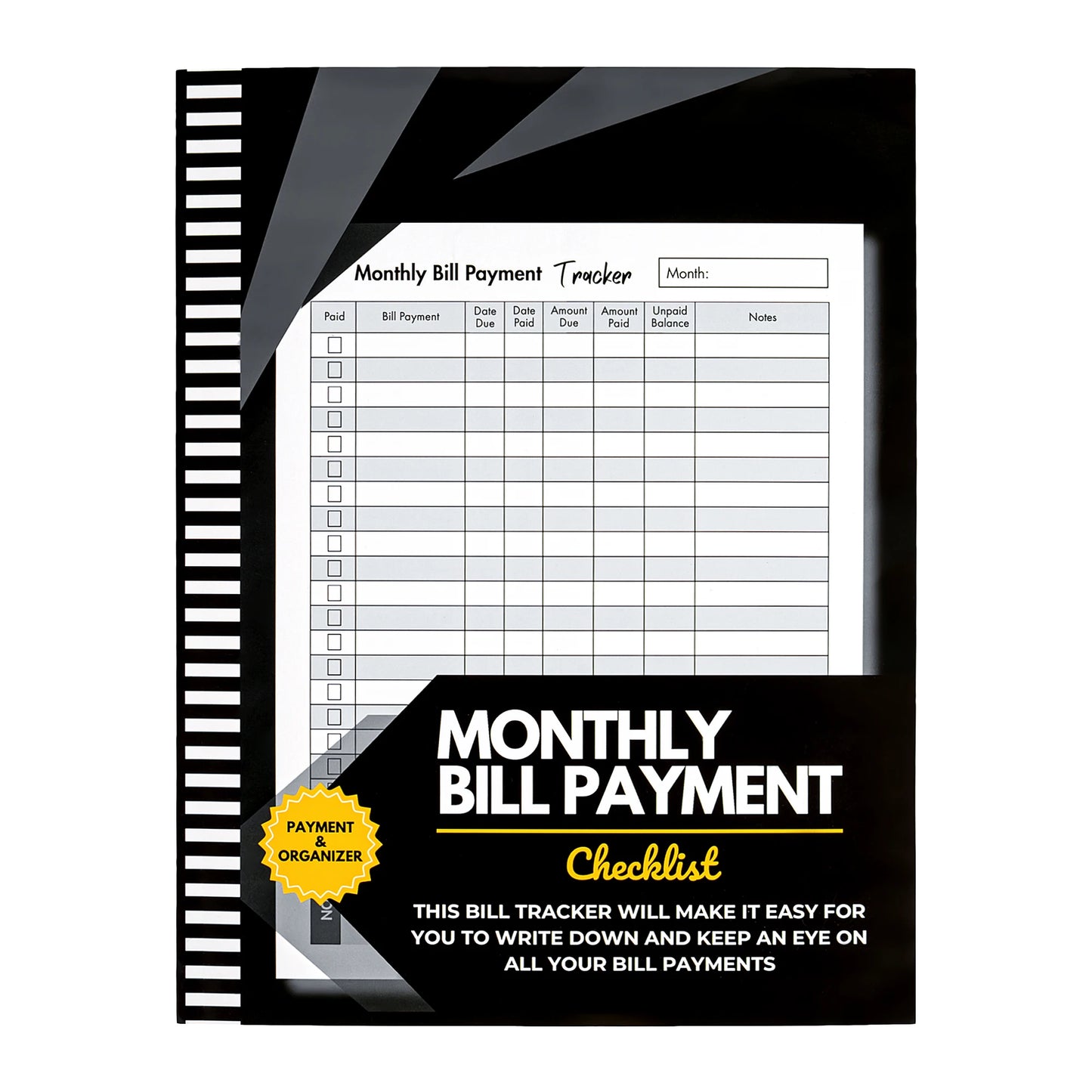 Bill Tracker & Budget Planner: Monthly Organizer