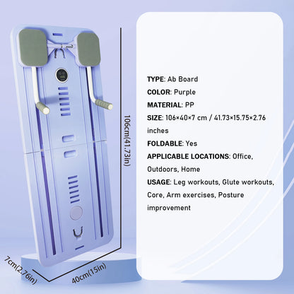 Adjustable Pilates Board, & Ab Push-up Workout Board- Yoga