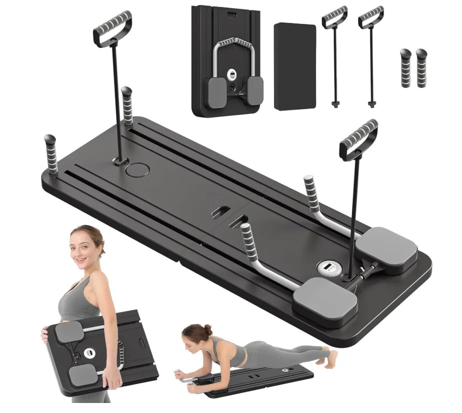 Adjustable Pilates Board, & Ab Push-up Workout Board- Yoga