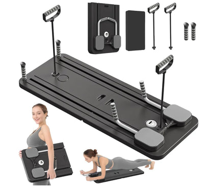 Adjustable Pilates Board, & Ab Push-up Workout Board- Yoga