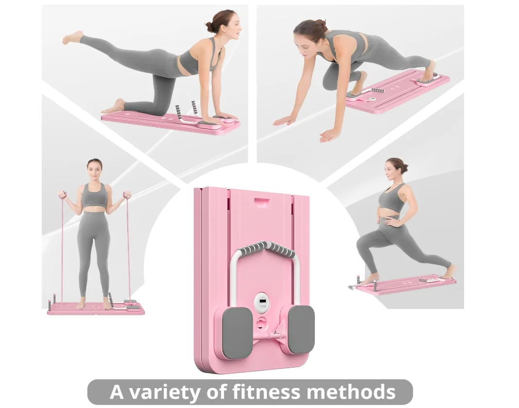 Adjustable Pilates Board, & Ab Push-up Workout Board- Yoga