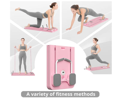 Adjustable Pilates Board, & Ab Push-up Workout Board- Yoga