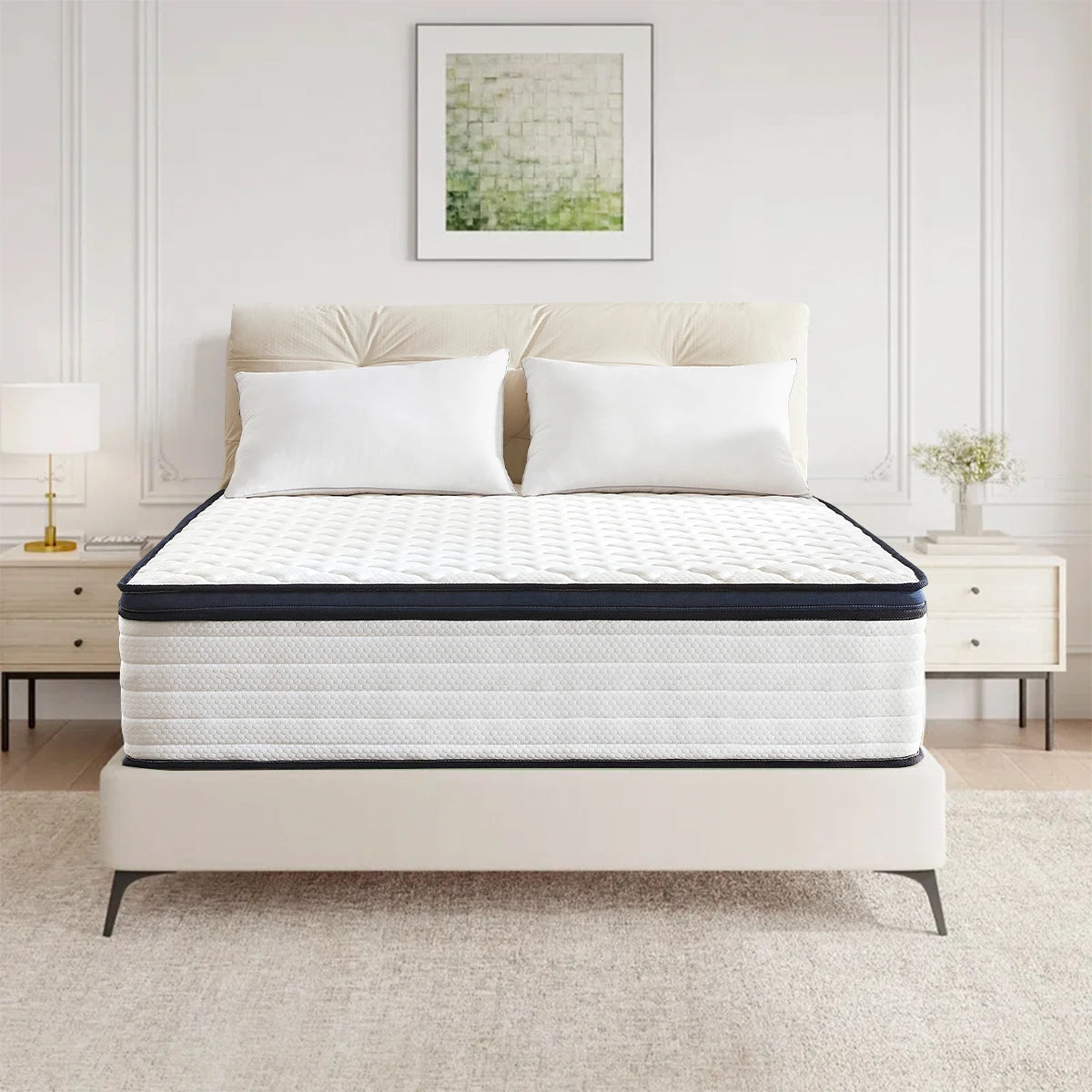 Queen Size Mattress Gel Memory Foam Hybrid Mattress
