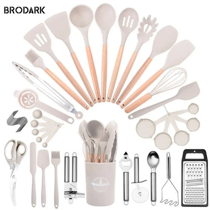 44pcs Premium Silicone Kitchen Utensil Set