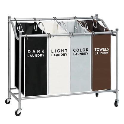Laundry Hamper with Wheels and Laundry Sorter