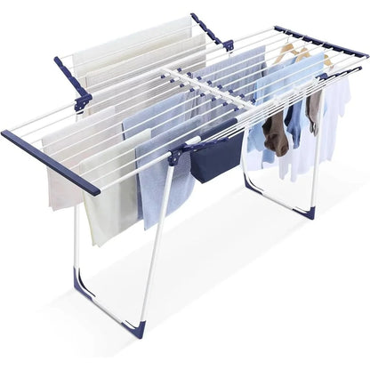 Foldable Clothes Drying Rack Indoor Outdoor Expandable Collapsible