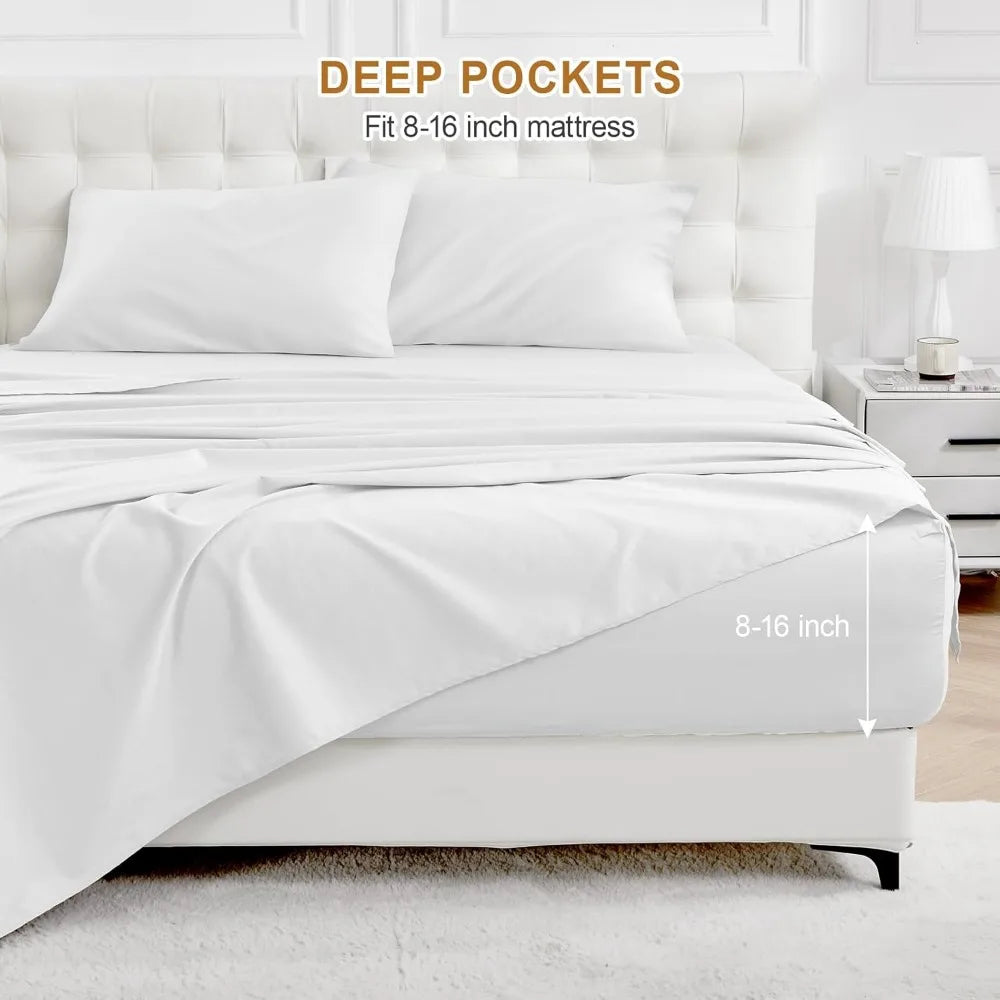 100% Cotton Queen Sheet Set