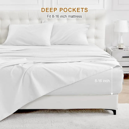 100% Cotton Queen Sheet Set