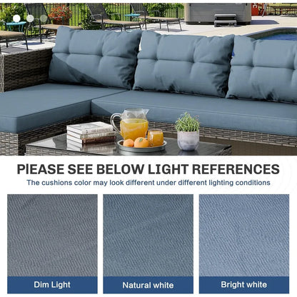 Outdoor Patio Furniture, 3-Piece Waterproof