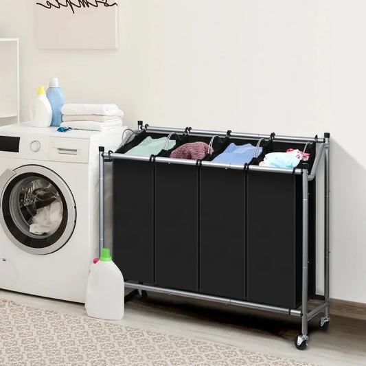 Laundry Hamper with Wheels and Laundry Sorter