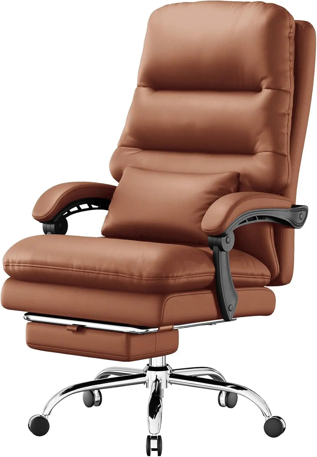 Executive Office Chair with Footrest and Lumbar Pillow,