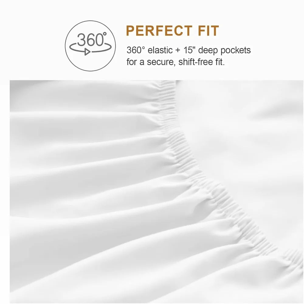 100% Cotton Queen Sheet Set