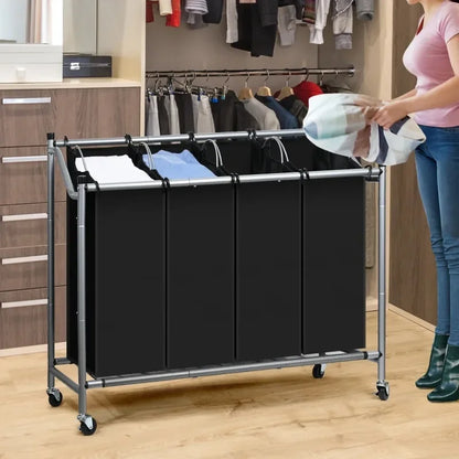 Laundry Hamper with Wheels and Laundry Sorter